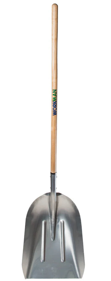 WORKMAN GRAIN 48IN ASH L-HANDLE ALUMINIUM SHOVEL