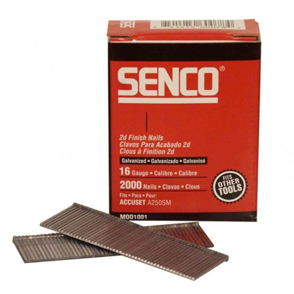 SENCO RH GALVANISED BRAD NAILS 1,6 X 38MM RH17EAA