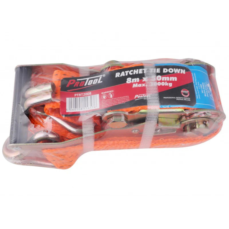 PROTOOL RATCHET TIE DOWN 8M X 50M