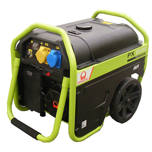 PRAMAC PX8000 6KVA GENERATOR WITH WHEEL KIT