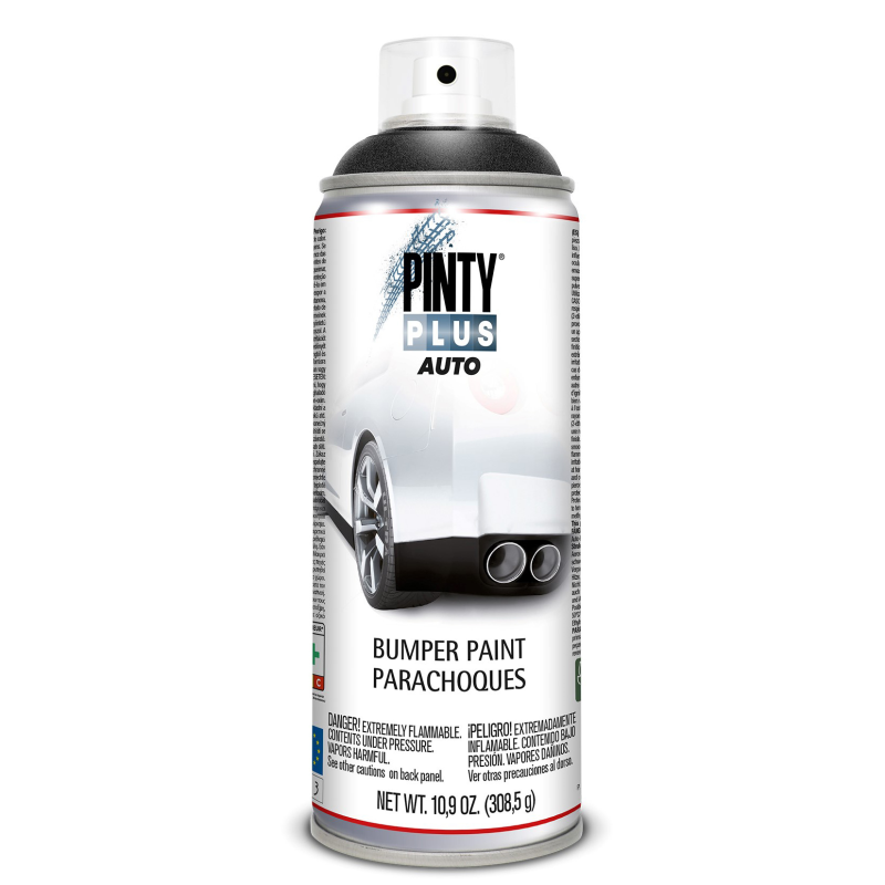 PINTYPLUS AUTO BUMPER PAINT TEXTURED 400ML BLACK