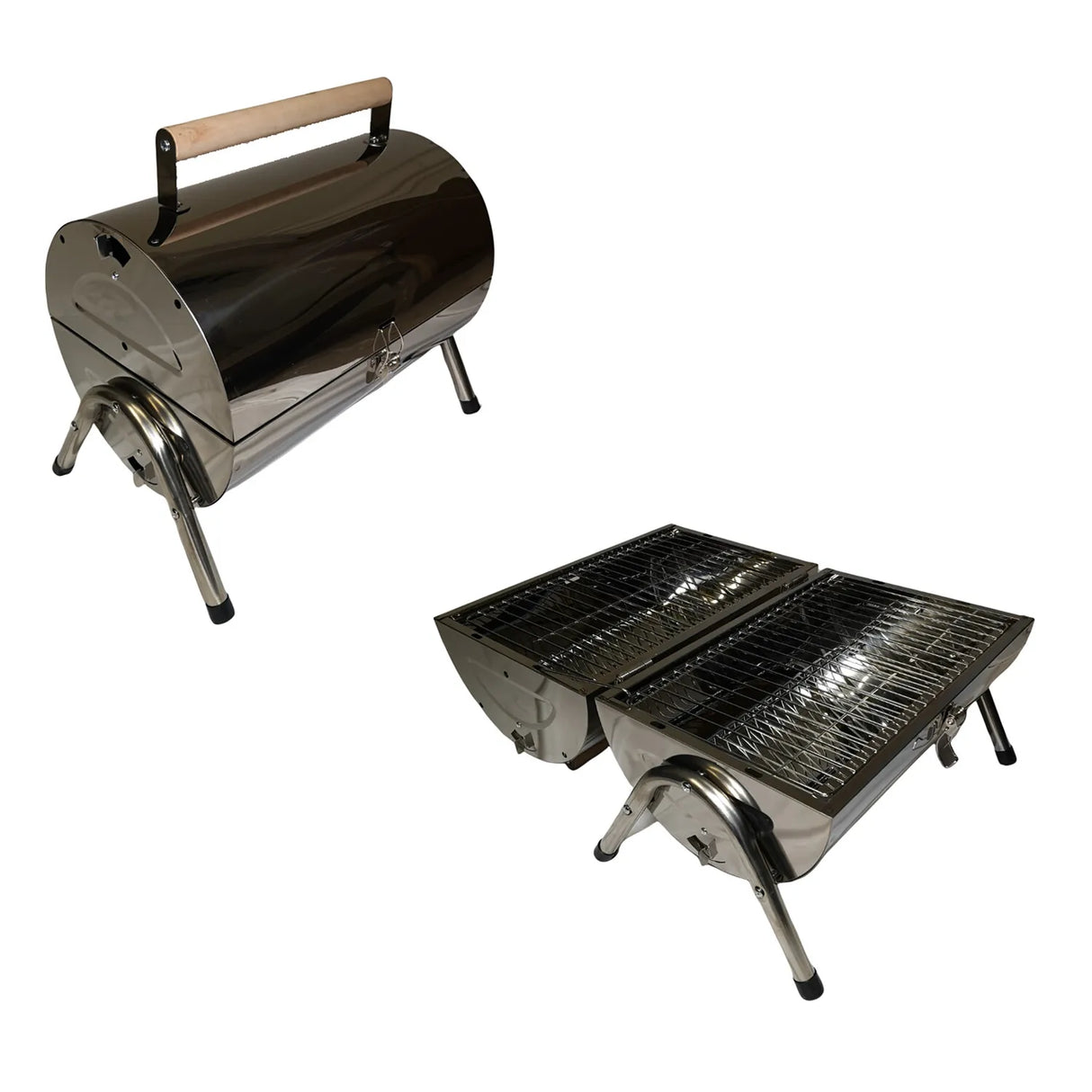 REDWOOD STAINLESS STEEL PORTABLE BARBECUE