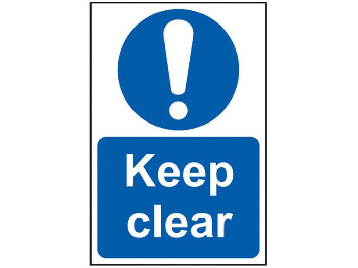 Keep clear - PVC (200 x 300mm)