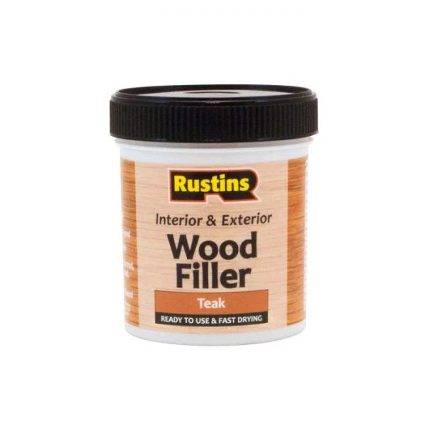 RUSTINS WOOD FILLER TEAK 250ML
