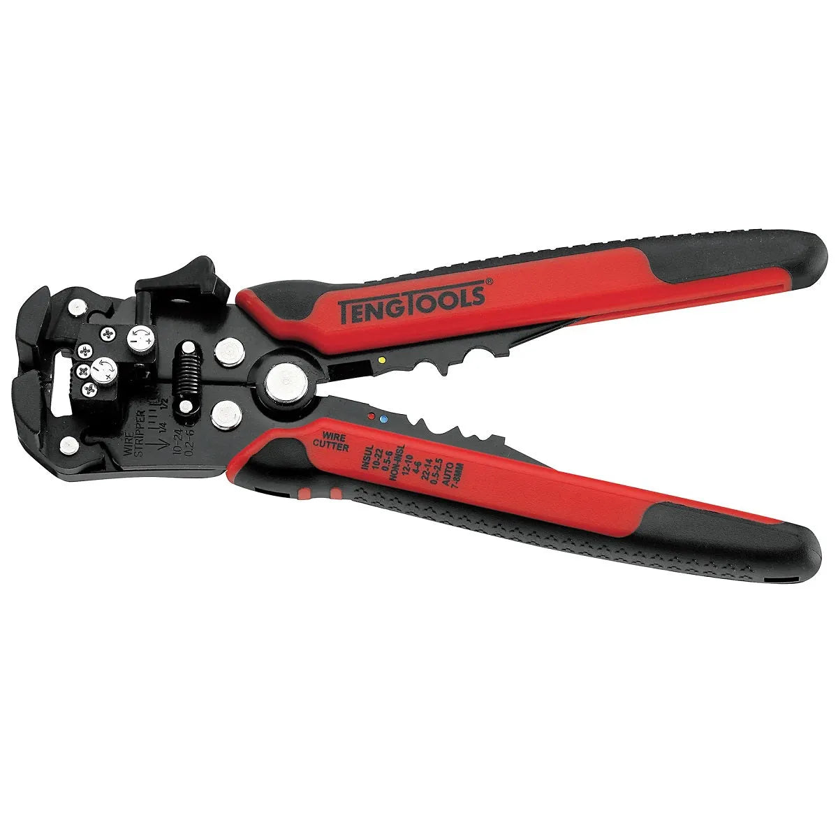 TENG TOOL Plier Wire Stripping Ratchet Action