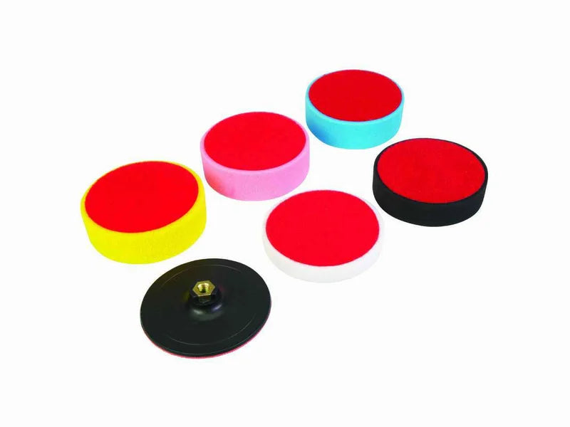 SILVERLINE M14 FOAM POLISHING HEAD KIT 6PC 150MM