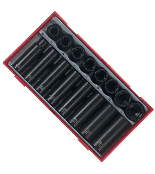TENG TOOL IMPACT SOCKET SET 1/2IN DRIVE 16PCS