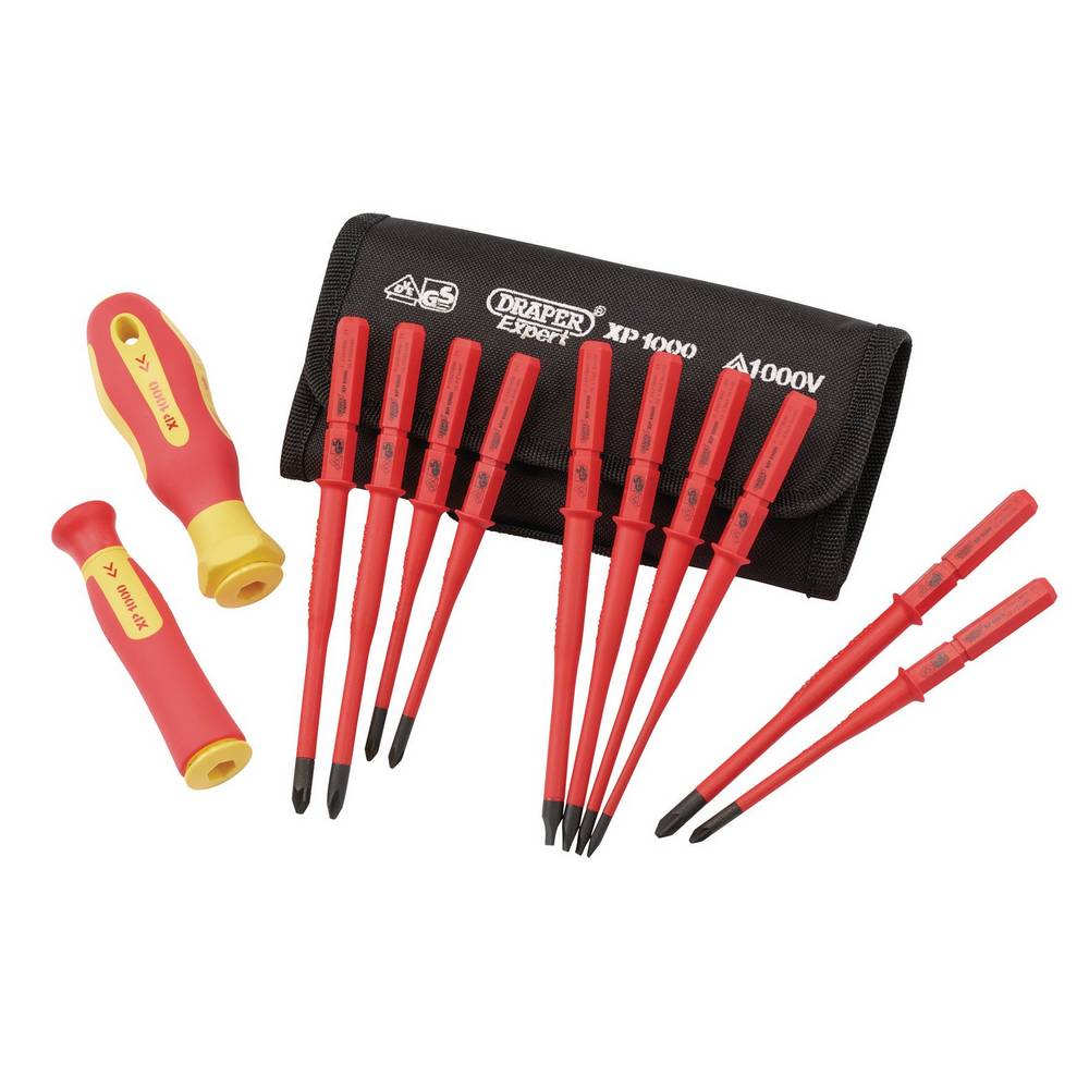 DRAPER 12PC INTERCHANGE INSULATED SLIMLINE SCREWDRIVER
