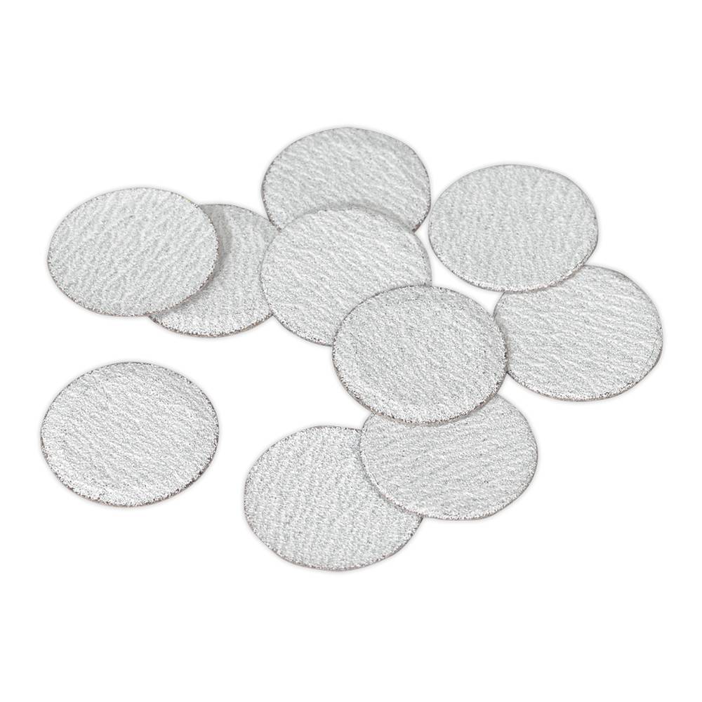 SEALEY 10PC SANDING DISC 75MM 60 GRIT TO SUIT SEALEY MINI AIR POLISHER