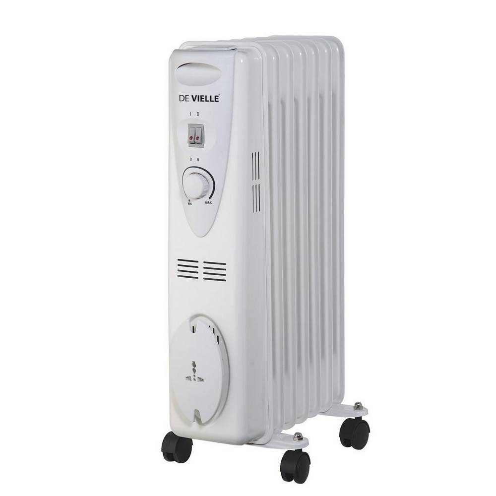 DE VIELLE PREMIUM 7 FIN OIL FILLED RADIATOR 2000W