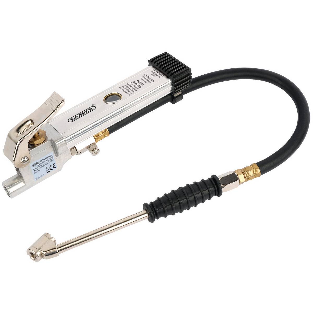 DRAPER AIR LINE INFLATOR WITH TWIN OPEN ENDED PUSH ON CONNECTOR - Watson Hire