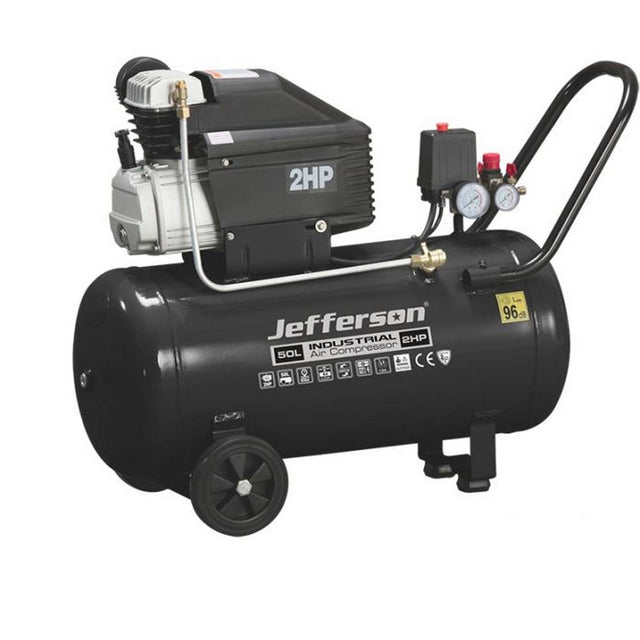 JEFFERSON 50 LITRE 2HP 8 BAR COMPRESSOR (230V) - Watson Hire