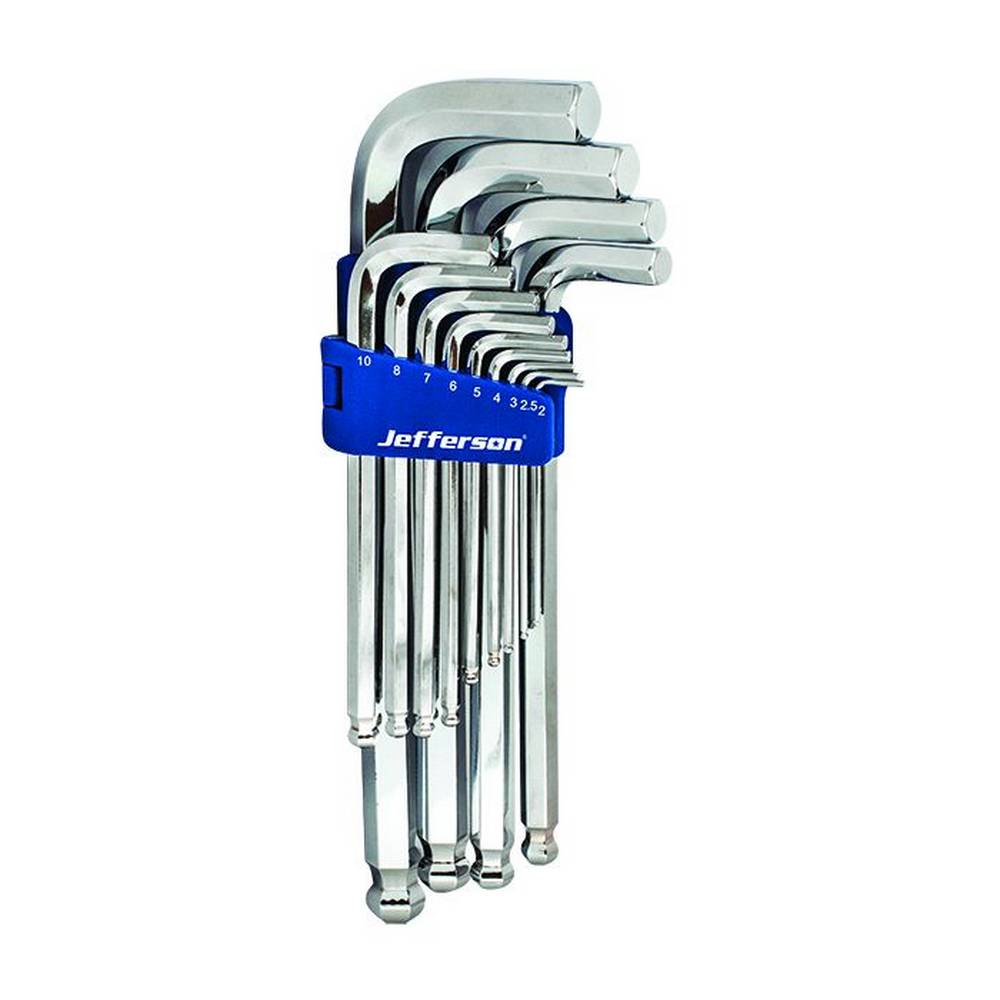 JEFFERSON 13 PIECE JUMBO BALL-HEX KEY SET