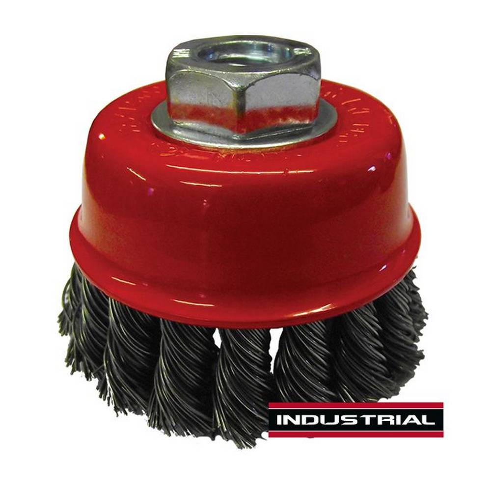 JEFFERSON TWIST KNOT CUP BRUSH M14 100MM