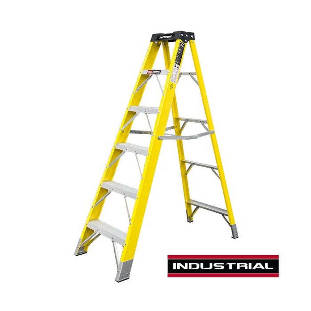 JEFFERSON 6 TREAD FIBREGLASS STEP LADDER