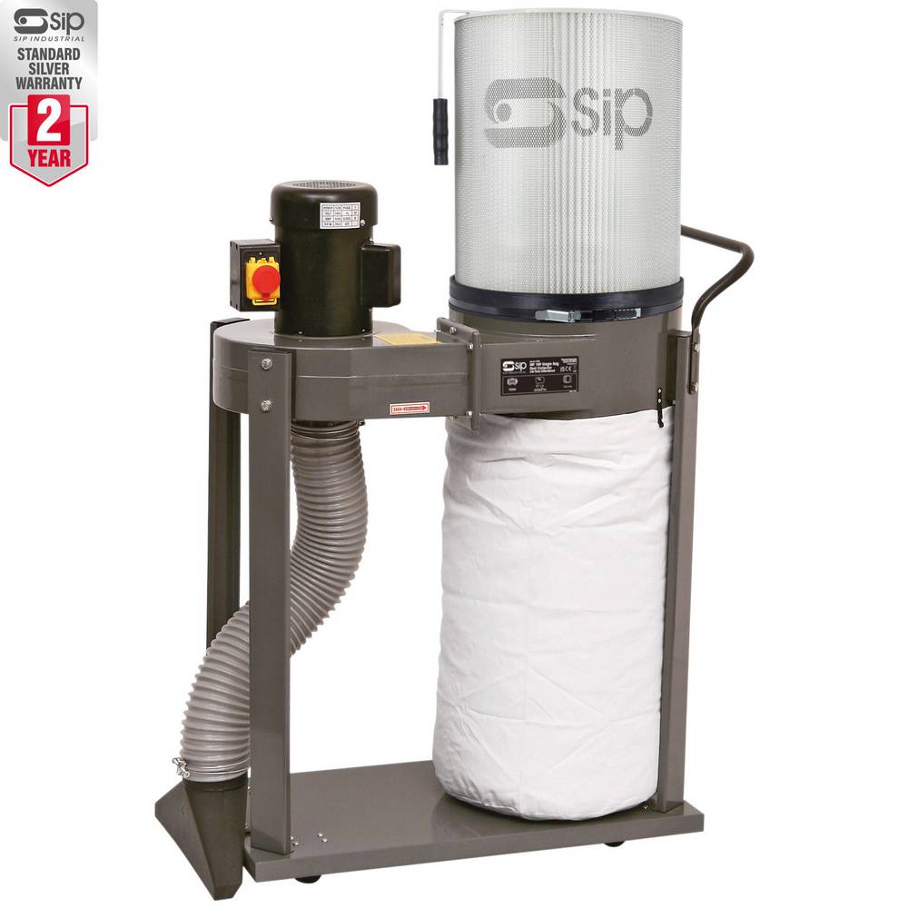 SIP 1HP SINGLE BAG DUST COLLECTOR PACKAGE