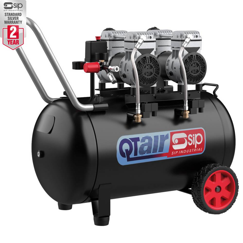 SIP QT 100/100 100LTR LOW NOISE DIRECT DRIVE COMPRESSOR - Watson Hire