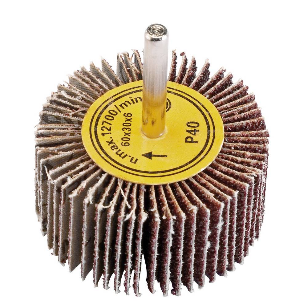 DRAPER ABRASIVE FLAP WHEEL, 60 X 30MM, 40 GRIT