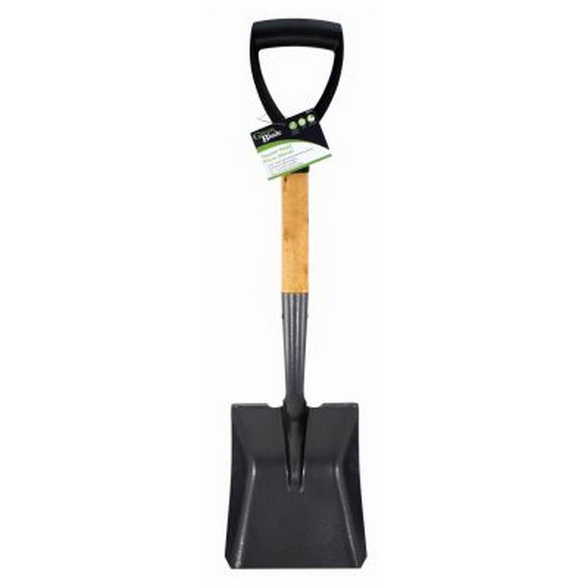 GREENBLADE GREEN BLADE SQUARE HEAD MICRO SHOVEL WITH WOODEN HANDLE BB-GS171