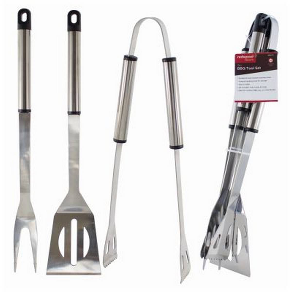 REDWOOD 3PC BBQ TOOL SET BB-BBQ170
