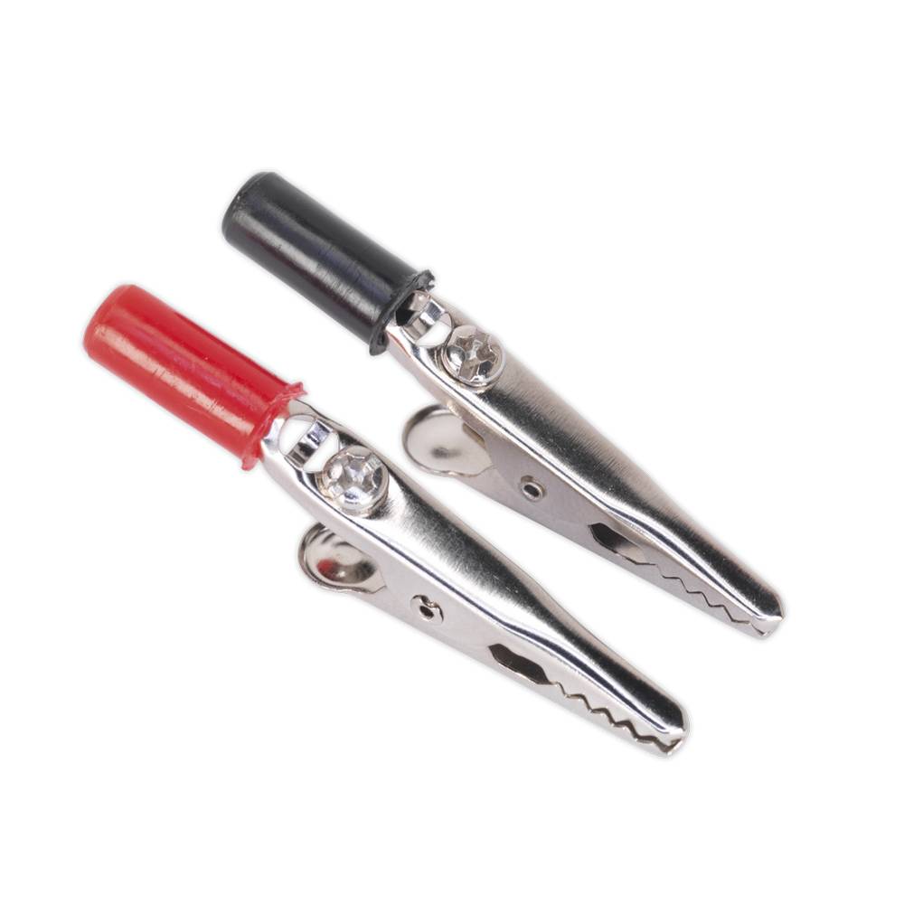 SEALEY CROCODILE CLIP SMALL PACK OF 12