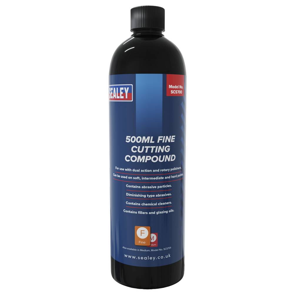 SEALEY CUTTING COMPOUND FINE 500ML