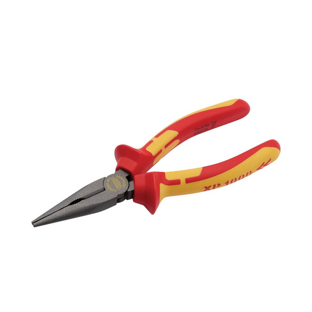 DRAPER VDE 160MM L/NOSE PLIERS