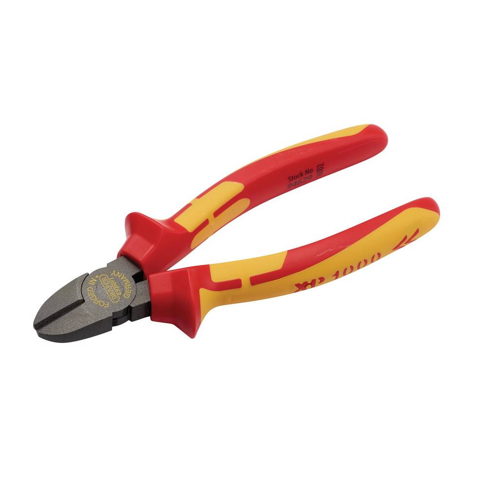 DRAPER XP1000 VDE INSULATED DIAGONAL SIDE CUTTERS 160MM