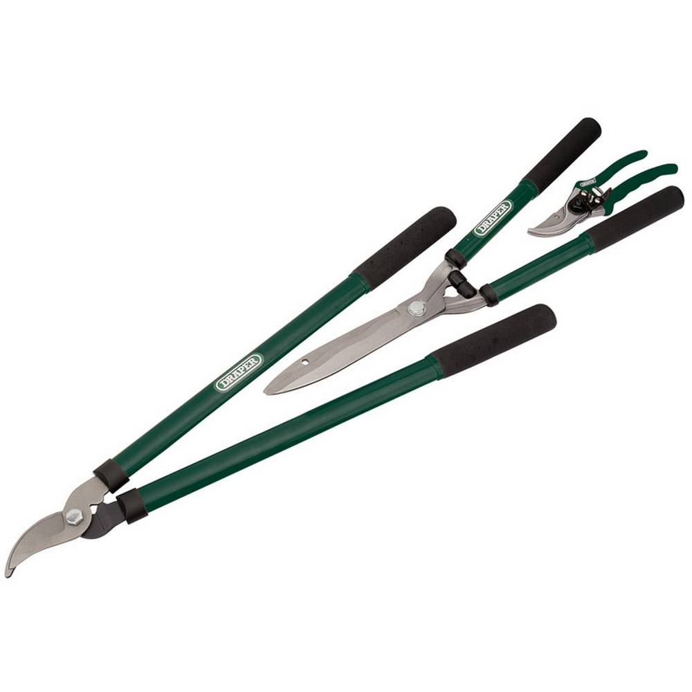 DRAPER LOPPER, SHEARS AND SECATEUR SET (3 PIECE)