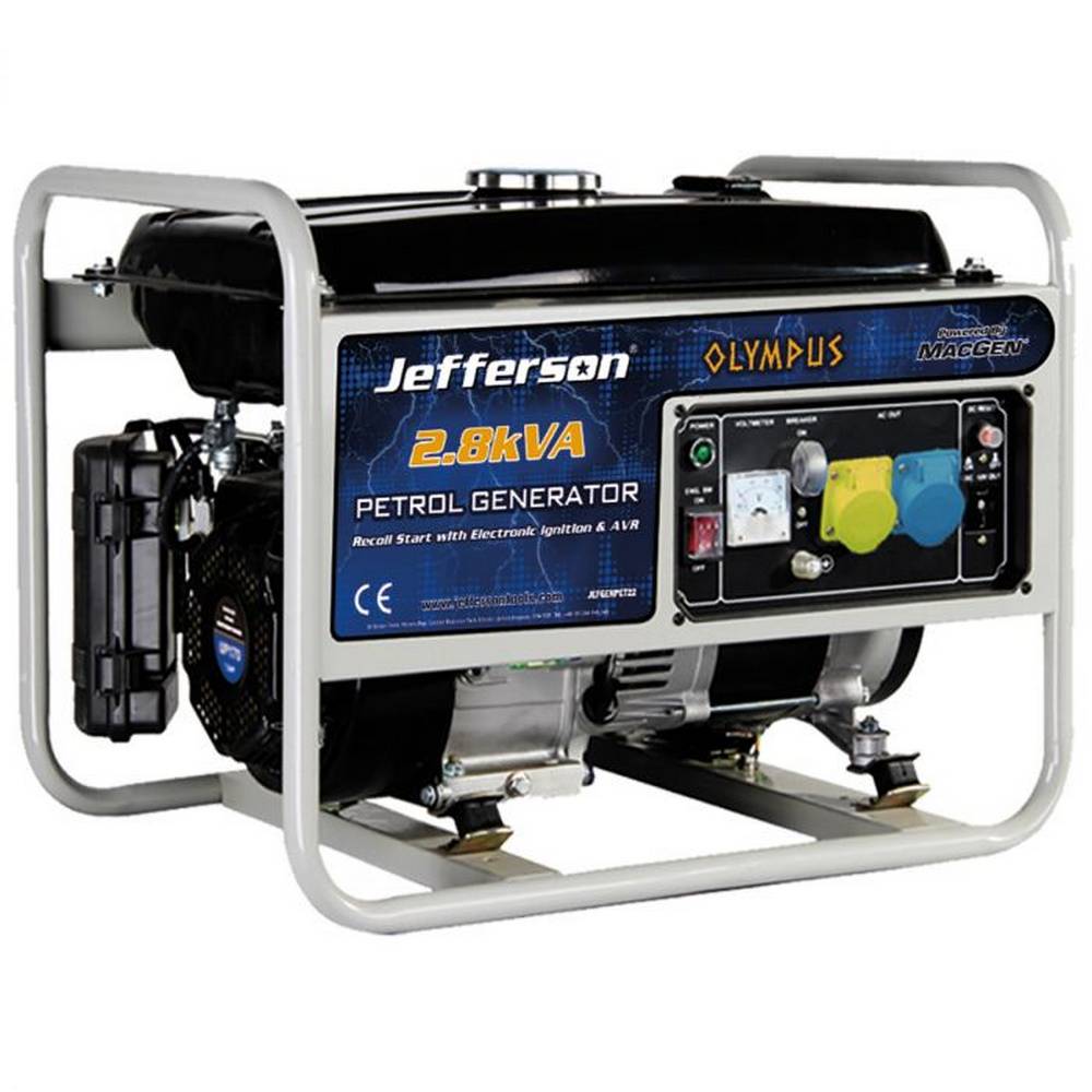JEFFERSON 2.8KVA PETROL GENERATOR