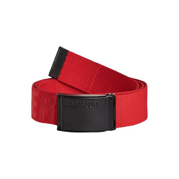 BLAKLADER LOGO BELT RED