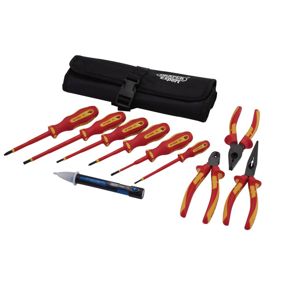 DRAPER XP1000&#174; VDE ELECTRICAL TOOL KIT (10 PIECE)