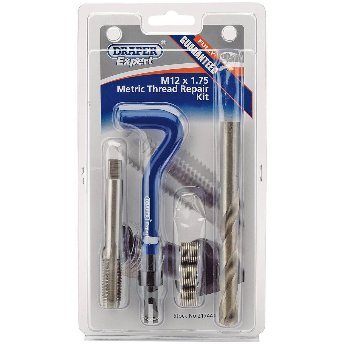 DRAPER METRIC THREAD REPAIR KIT, M12 X 1.75