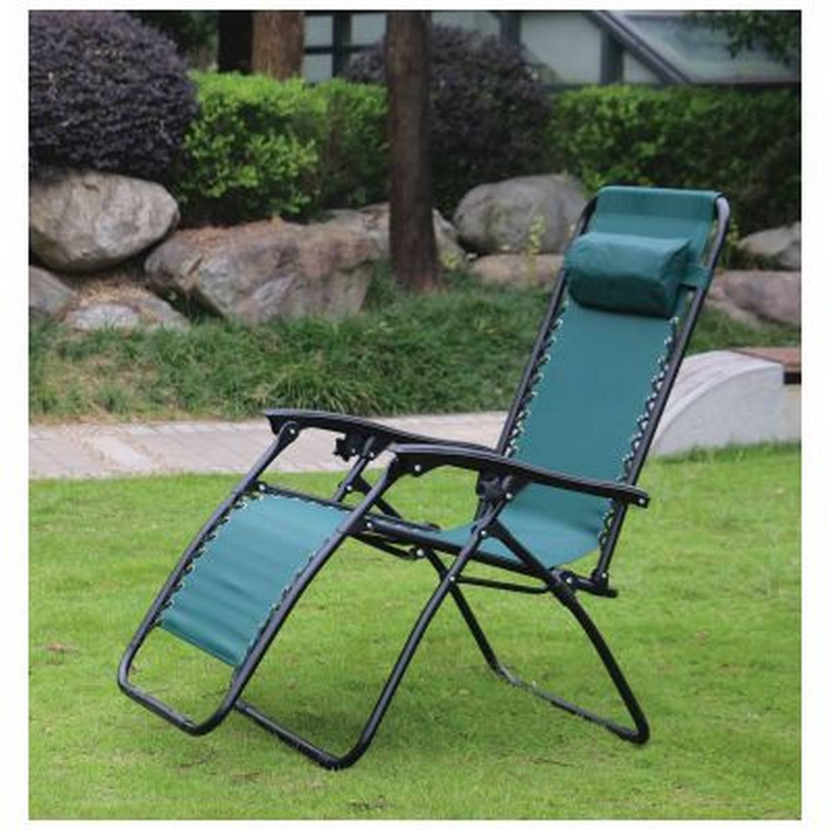 REDWOOD TEXTILENE RECLINING CHAIR - GREEN BB-FC114G