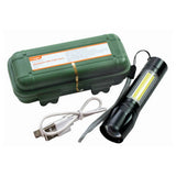 KINGAVON RECHARGEABLE ALUMINIUM XPE COB TORCH WITH ZOOM BB-RT421 - Watson Hire